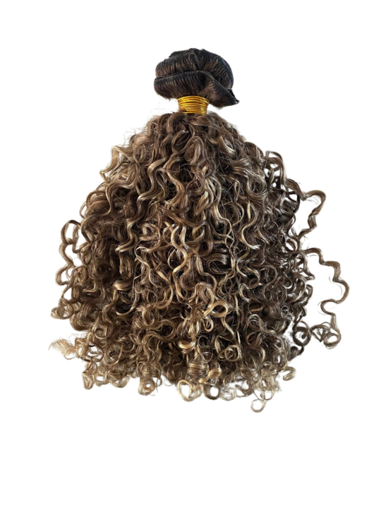 Deep Curly Clip-In Hair Extensions (Balayage)