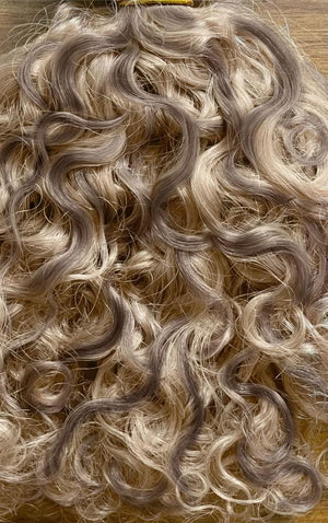 Deep Curly Tape-In Hair Extensions (Light Colours