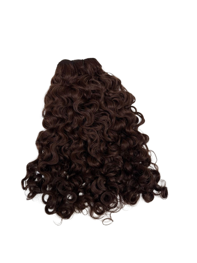Water Wave Weft Hair Extensions (Colour #4) - 16 inches (Sale)