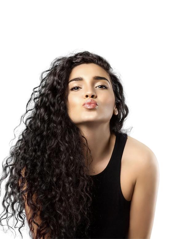 Natural wavy tape-in hair extension