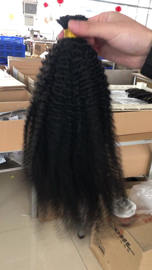 Afro kinky curly (4A) tape-in hair extensions