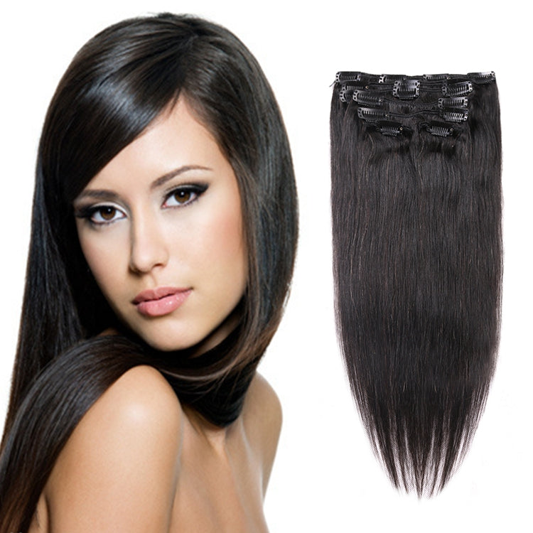 Straight Clip-in Hair Extensions.