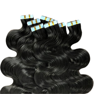 Body Wave Tape-in Hair Extensions.