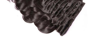 Body Wavy Clip-in Hair Extensions.