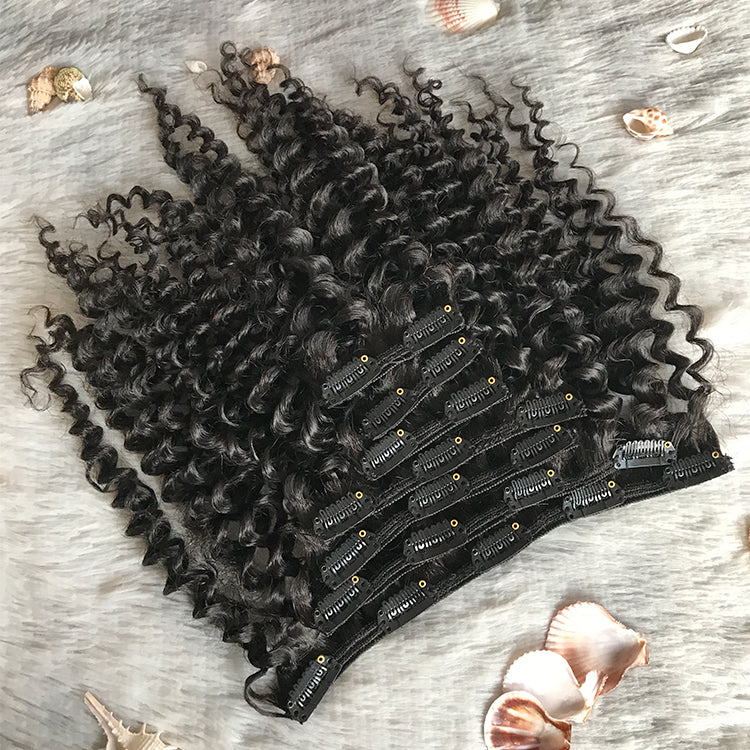 Kinky Curly Clip-in Hair Extensions