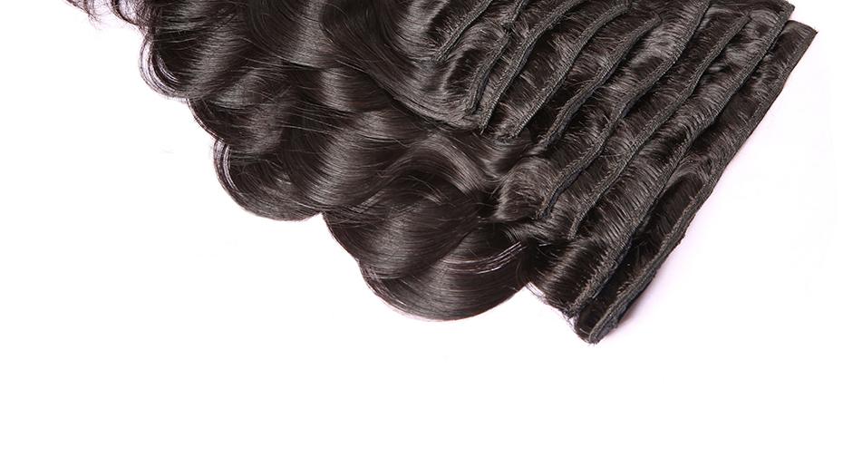 Body Wavy Clip-in Hair Extensions.