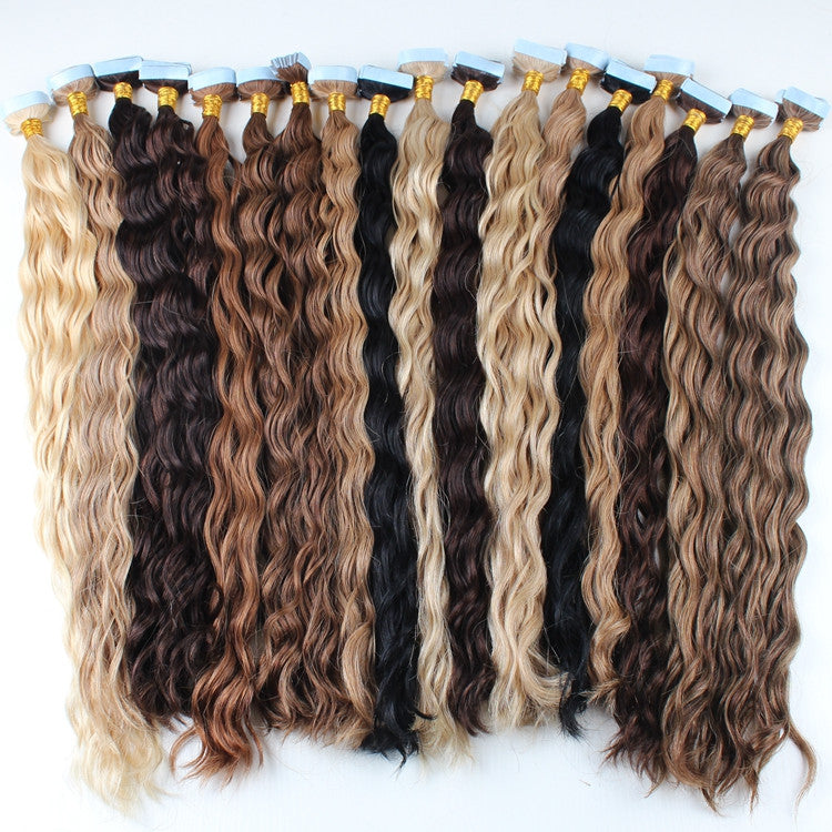 Natural Wavy Tapein Hair Extensions Livicor Hair