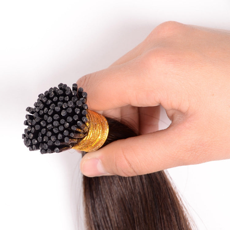 Straight Micro-link Hair Extensions.