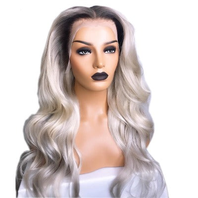 White blonde wig
