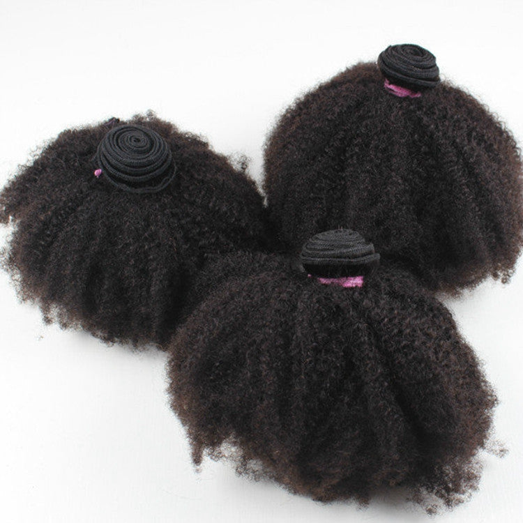 Kinky Coily Clip-in Hair Extensions.