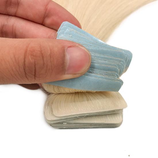 Blonde Straight Tape-in Hair Extensions