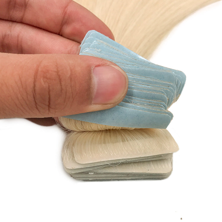  Blonde Straight Tape-in Hair Extensions