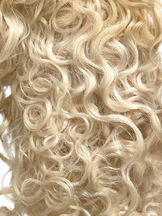 Deep Curly Tape-In Hair Extensions (Light Colours