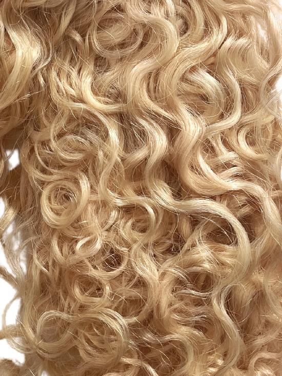 Deep Curly Tape-In Hair Extensions (Light Colours