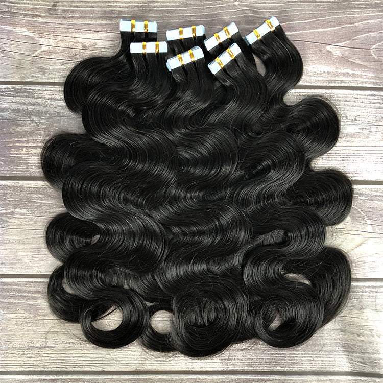 Body Wave Tape-in Hair Extensions.