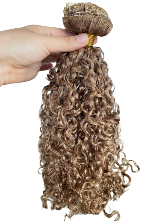 Deep Curly Clip-in Hair Extensions 