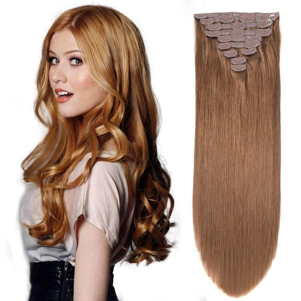Straight Clip-in Hair Extensions