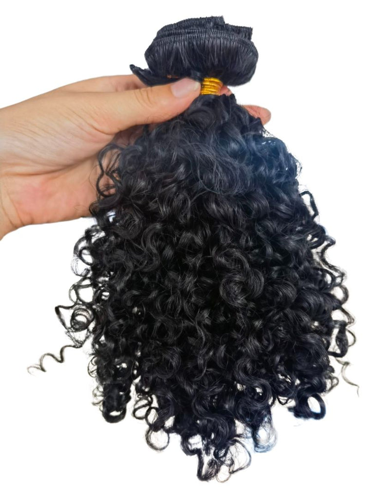 Deep Curly Clip-in Hair Extensions #1