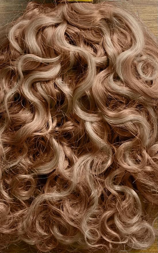 Deep Curly Tape-In Hair Extensions (Light Colours