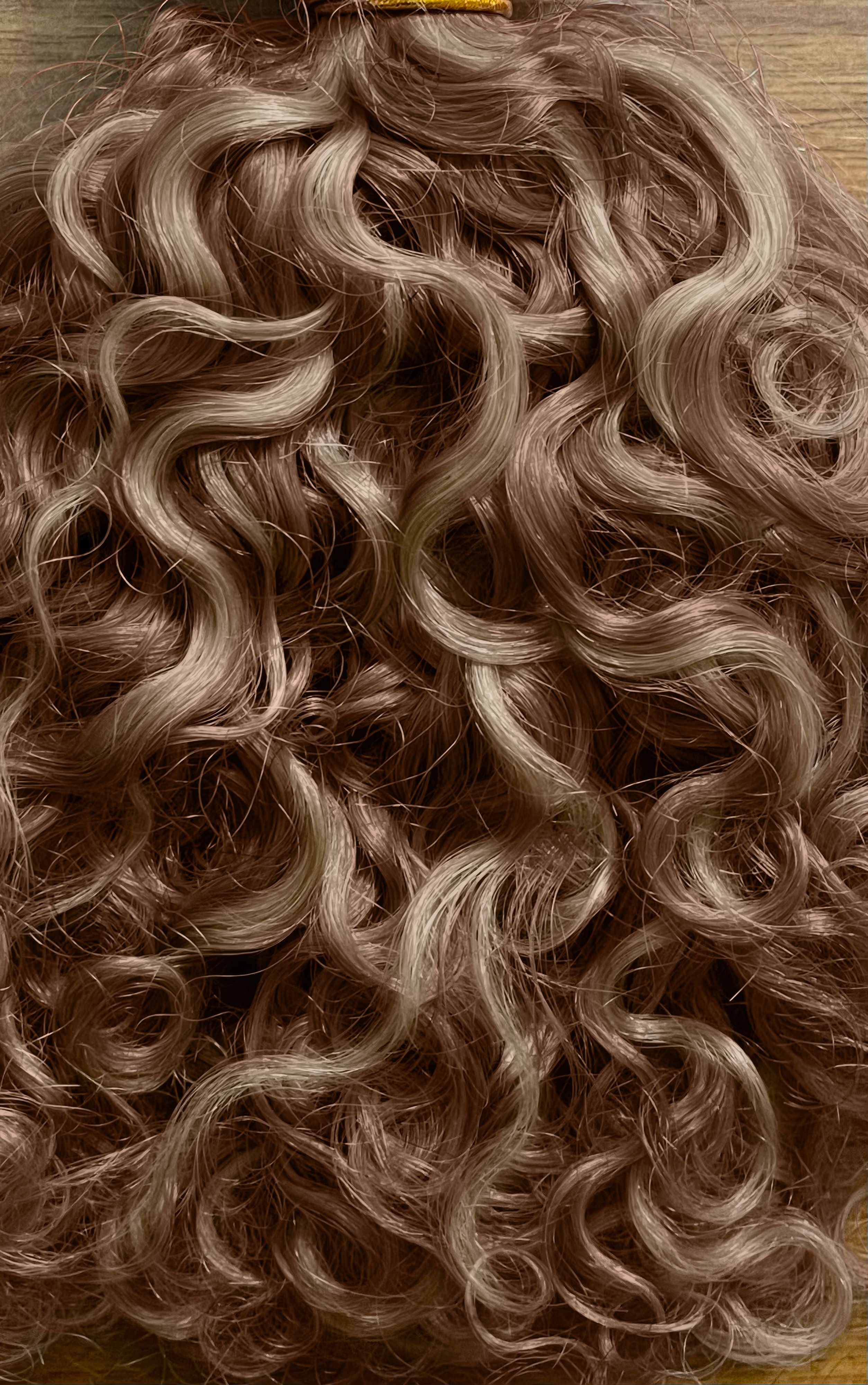 Deep Curly Tape-In Hair Extensions (Light Colours