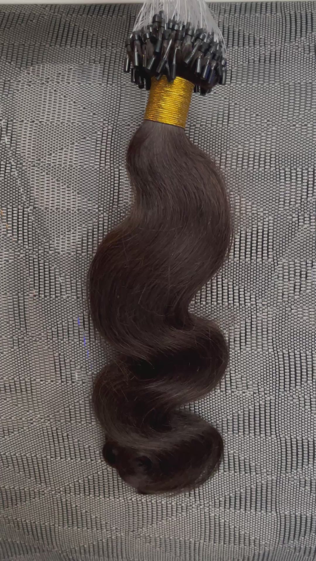 Body Waves Micro Loop Hair Extensions (Colour #2)