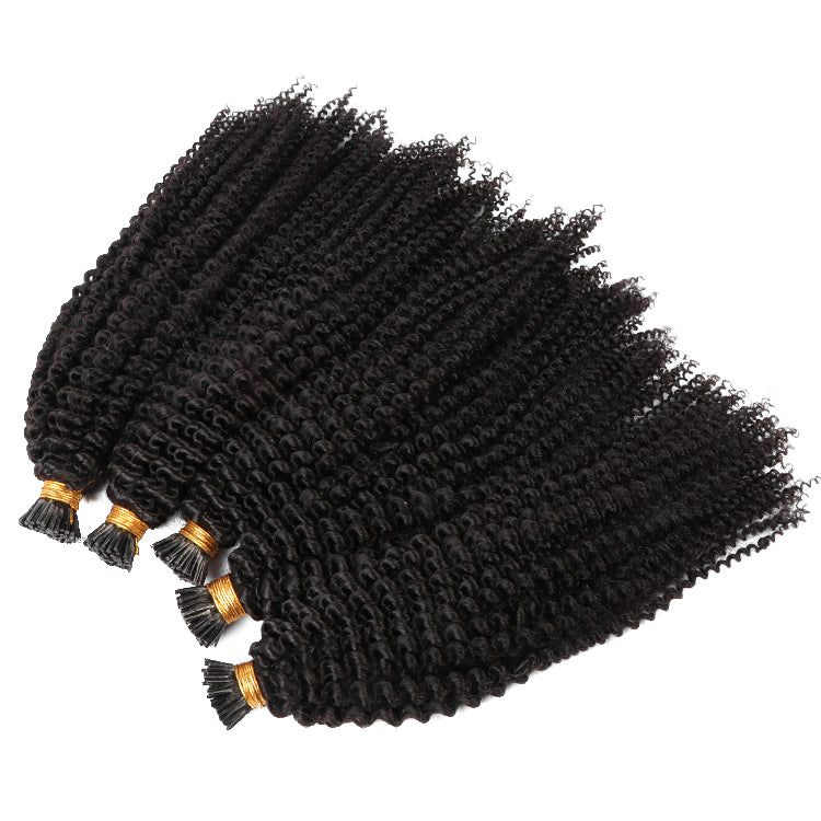 Afro Curly Micro-link Hair Extensions