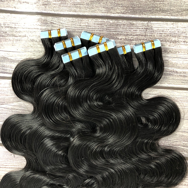 Body Wave Tape-in Hair Extensions.