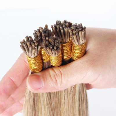 Straight Micro-link Hair Extensions.