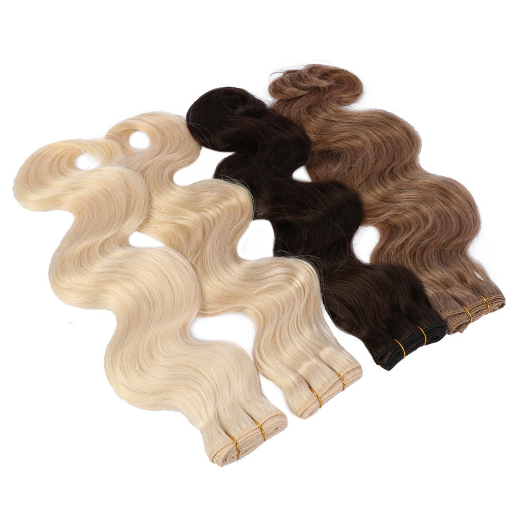 Body Wavy Micro-link Hair Extensions.