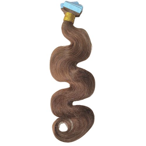 Chestnut Brown Tape in Hair Extensions
