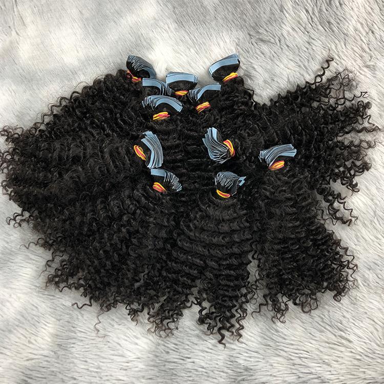 Kinky Curly Tape-in Hair Extensions